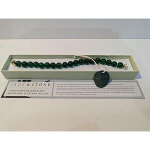 New Jade and stone beaded bracelet‎